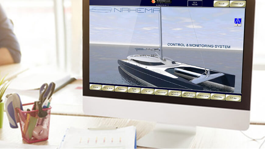 Project Management of complete systems during the building of a yacht